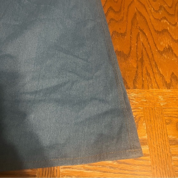 Naya Rea A-Line Pleated Denim Midi Skirt Sz UK 14 or US 10 High Waist Flowy Chic - Picture 8 of 16